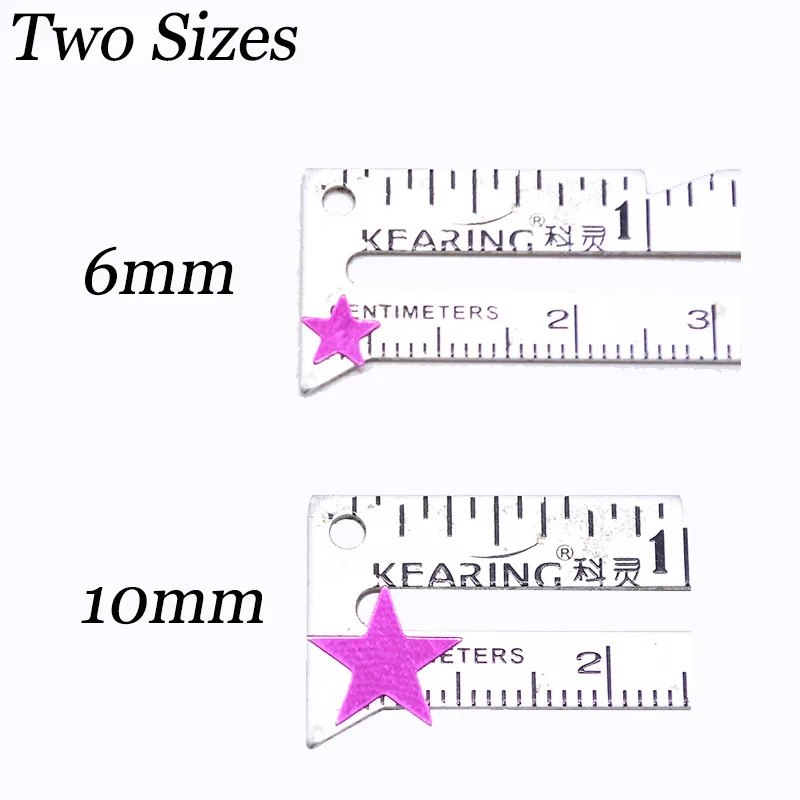6mm/10mm Colorful Stars Table Confetti Sprinkles Birthday Party Wedding Decoration Sparkle Foil Metallic Stars Confetti Supplies