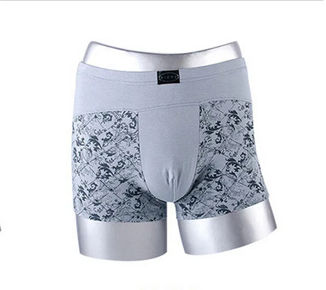 Free Shipping Plus size men's underwear wholesale printed modal