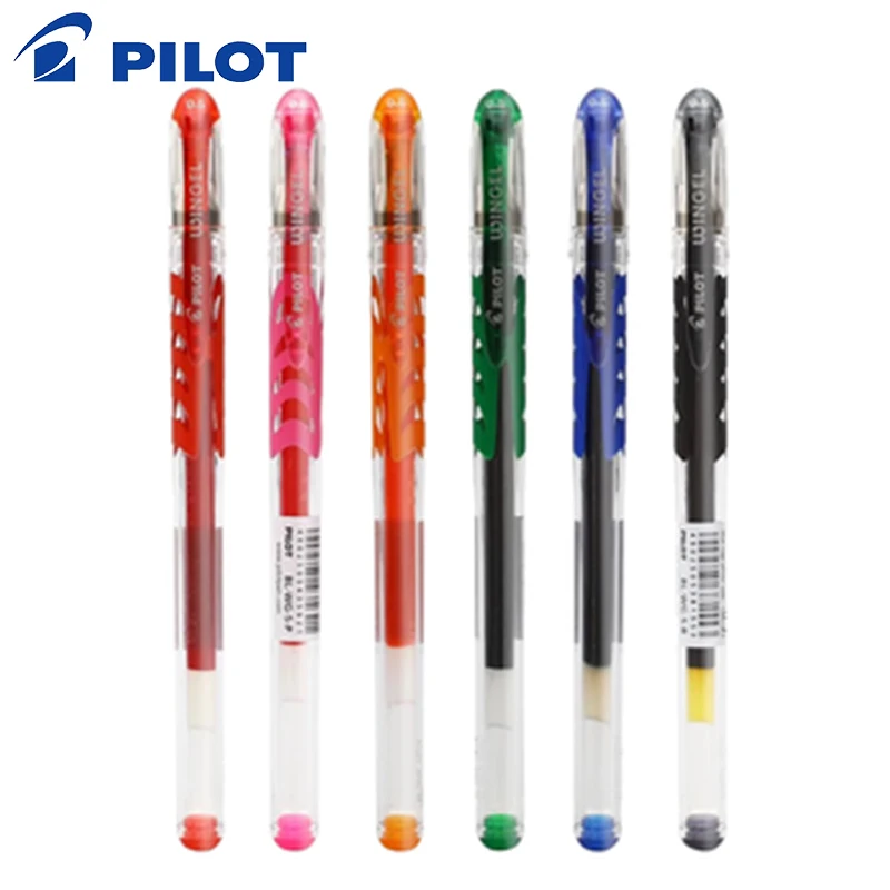 6 шт./лот Japan Pilot park C | Раздвижная ручка WINGEL Цветная нейтральная 0 38 мм/0 5 мм|pens 0.38mm|pilot