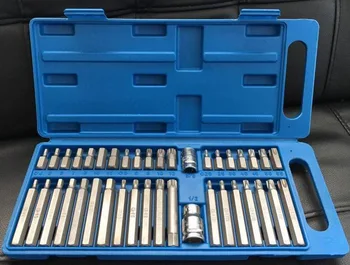

40 sets of star batch set hex wrench set combination auto repair tools spline pattern 12 plum blossoms