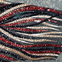 Красное, черное, Золотое французское кружево с блестками, африканская Тюлевая сетчатая кружевная ткань для вечеринки, свадебного платья,, хорошее качество