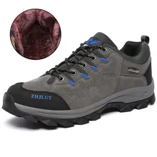 Зимние мужские и женские Треккинговые ботинки для прогулок, бега, треккинга, теплые ботинки для альпинизма, спортивные кроссовки, спортивная нескользящая обувь