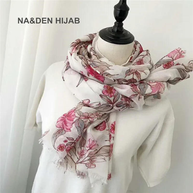 New design plain Simple but elegant scarf shawl women viscose cotton