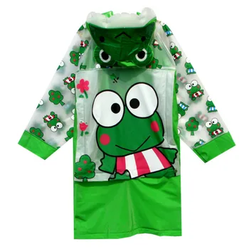 

Student backpack belt Raincoat Baby Children Cartoon rainproof Rain Coat Girls and boys Waterproof Poncho Rain cover
