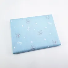 50x40 см хлопковая ткань с принтом короны по метрам для поделок лоскутного шитья детское постельное белье одеяло швейная ткань материал