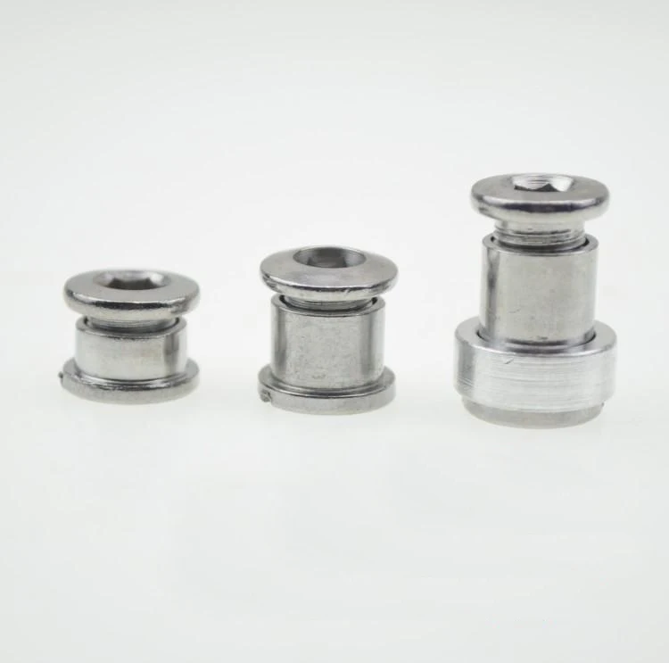 

5 sets/lot Steel Chainwheel Ring Bolt Nuts for Bicycle Crankset Cycle Crank Bolt Screw nut Bike Crank Chainwheel Bolt