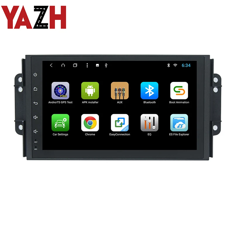 Excellent YAZH 9.0 inch display 1 Din CAR head unit For Chery MVM Tiggo 3 Car Stereo 2GB 32GB Auto Radio Android 8 core GPS Navigation 1