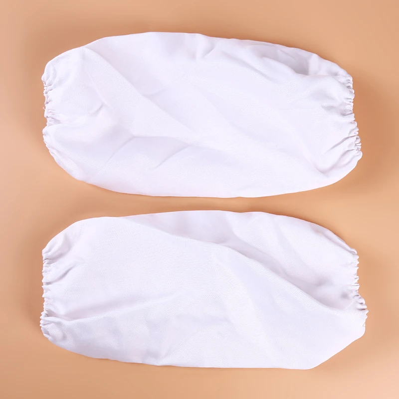 Противомасляные рукава для дома водонепроницаемые чистящие рукава противообрастающие маслостойкие рукавицы кухонные аксессуары для приготовления пищи - Цвет: Белый