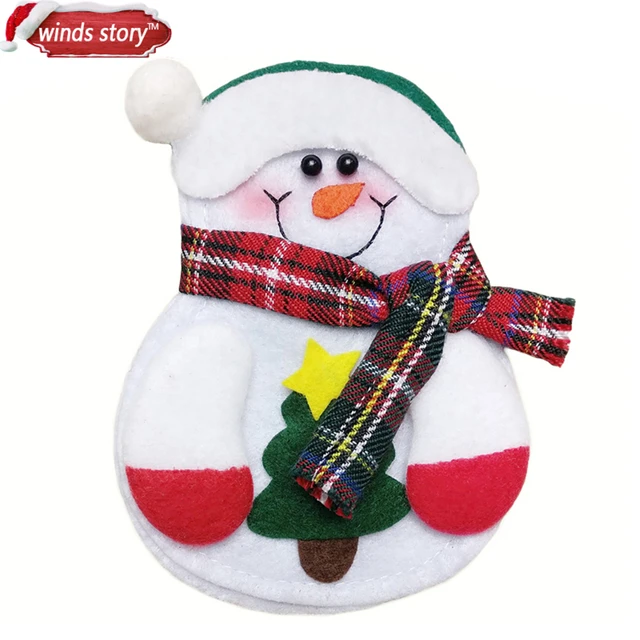 8pcs christmas decorations snowman