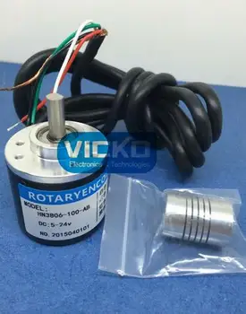 

[VK] AB Two-phase 5-24V Incremental optical rotary encoder 100 400 pulse New and Original 1PCS/LOT