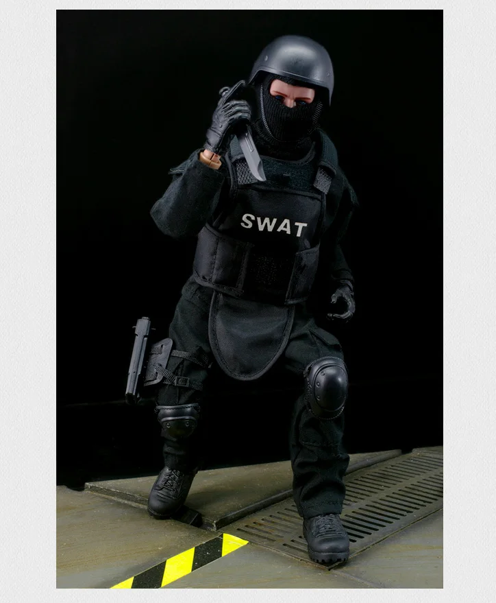PATTIZ 1/6 12 ''SWAT фигурка модель игрушки Военная армейская боевая игра игрушки для мальчиков на день рождения