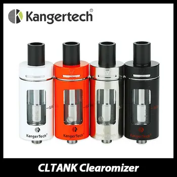 

Original Kangertech CLTANK Atomizer 4ml Top Filling Cartomizer Leak-free Design Pyrex Glass Clearomizer Compatible TC & VW mode