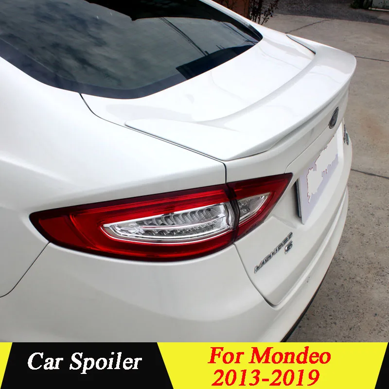 

High Quality ABS Plastic Spoiler Primer Color Car Tail Wing Rear Trunk Spoiler For Focus Mondeo 2013-2019