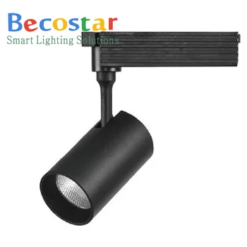 

BECOSTAR (10pcs/lot) 15W LED Track Light Clothing Shop Exhibition Spotlight COB LED Ceiling Rail Spot Lamp 5years warranty