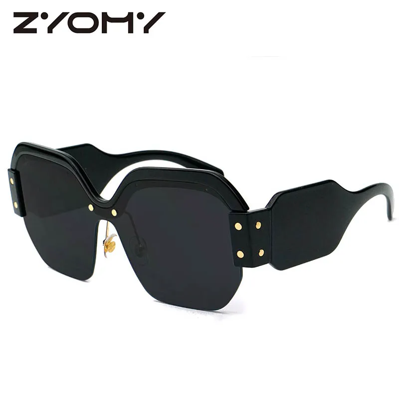 

Classic Women Sunglasses Half Frame Goggle Brand Designer Oculos De Sol Driving Sun Glasses Gafas UV400 Feminino
