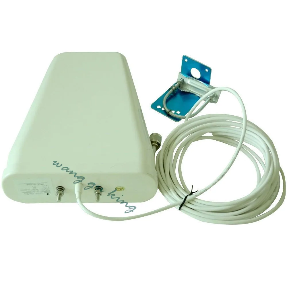 1Set LCD High Power Dual Band GSM 900MHz DCS 1800MHz 65db Mobile Phone Cell Phone Signal Booster Amplifier Repeater with anten