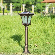 Водонепроницаемый солнечный светильник для газона, наружные лампы для газонов, вилла, домашний садовый светильник, 80 см в высоту