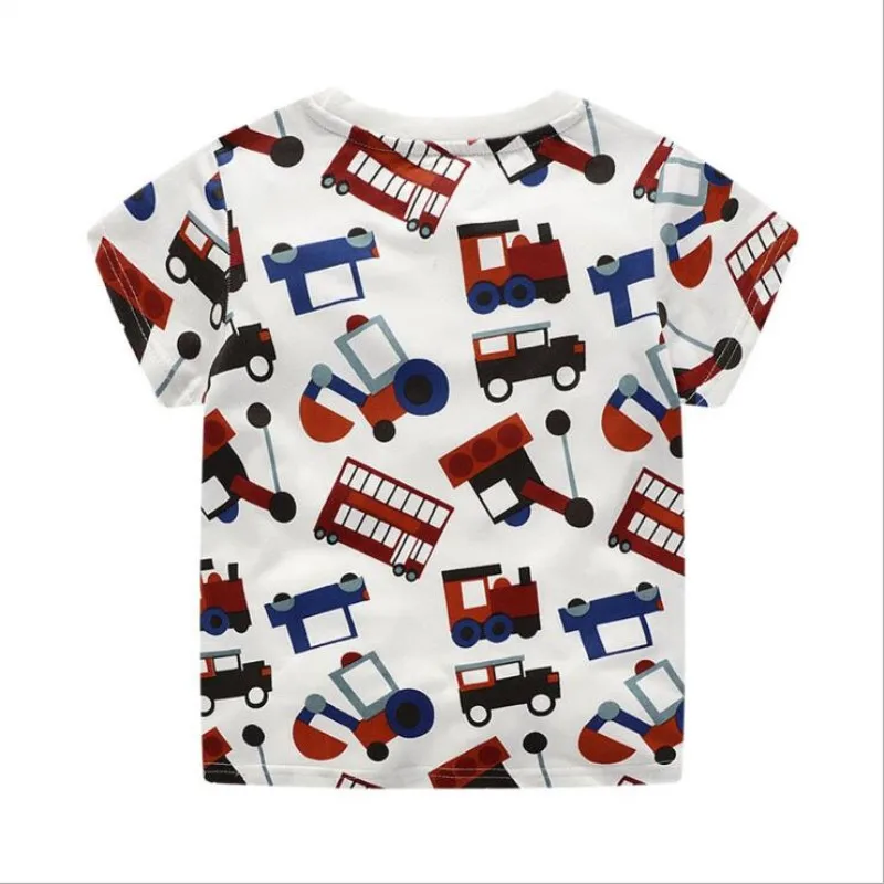 Детская летняя футболка для мальчиков одежда с героями мультфильмов летние топы для маленьких мальчиков, Детская футболка хлопковая одежда с рисунком для мальчиков