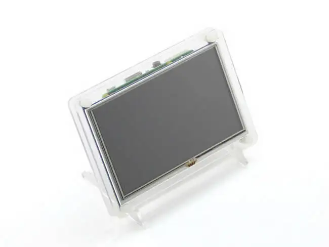 Raspberry Pi компьютер 5 дюймов HDMI lcd USB 5 дюймов сенсорный экран TFT дисплей прозрачный чехол