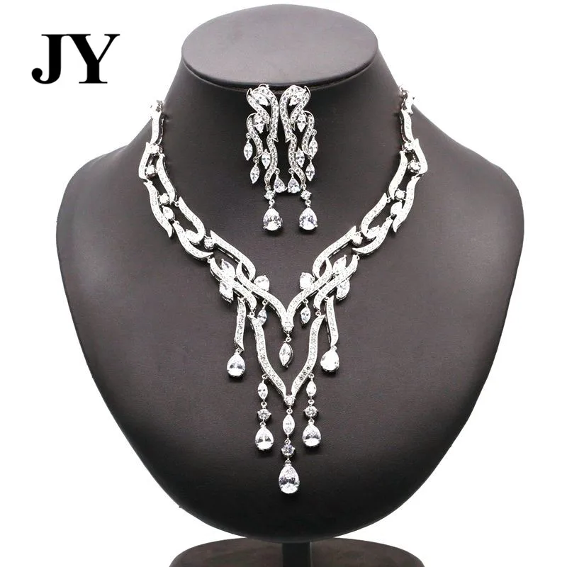 JY Luxury Whitehead Jewelry Sets For Women Elegant Necklace Party Earrings Vintage Charm Woman Best Gift Anniversary Design JY Luxury Whitehead Jewelry Sets For Women Elegant Necklace Party Earrings Vintage Charm Woman Best Gift Anniversary Design