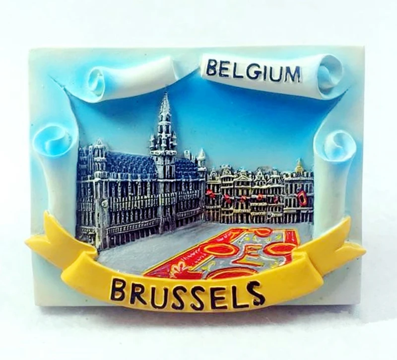 Handmade Painted India 3D Fridge Tourism Souvenirs Refrigerator