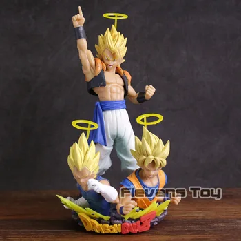 

Dragon Ball Z Com:Figuration GOGETA Vol.2 Super Saiyan Son Goku & Vegeta & Gogeta PVC Figures Collectible Model Toys