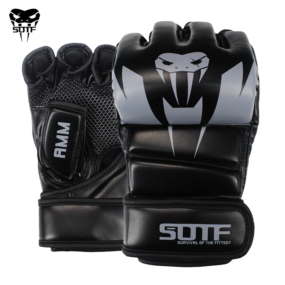 SOTF white MMA Venomous snake Multicolor Boxing gloves MMA gloves Tiger  Muay Thai muay thai boxing fight glove Sanda pads box| | - AliExpress