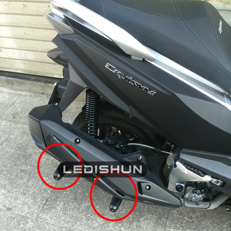 Для SYM CRUISYM300 cruisym 300 GTS300 300i GTS ползунок с рамкой противоударные колпачки выхлопные