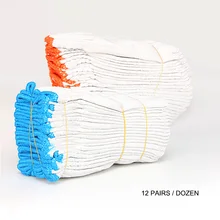 20 пар, мужские белые рабочие защитные перчатки, устойчивые к порезам, защитные нейлоновые провода, защитные прочные анти-режущие перчатки