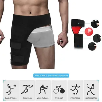 

Adjustable breathable Compression Wrap for Groin Hip Thigh Hamstring Brace Groin Wrap Sciatic Pain Relief Strap