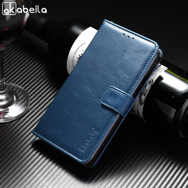 

AKABEILA Honor 8X Case For Huawei Honor 8X Cases Stand Flip PU Leather Wallet Phone Covers Magnetic Card Holder Housing Bag