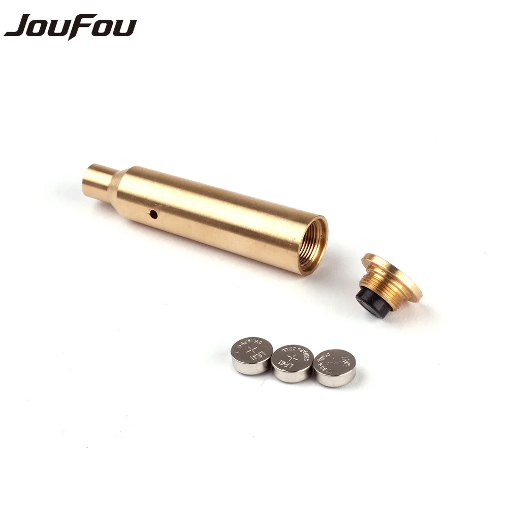 JouFou font b Hunting b font Rifle Scope Boresighter Collimator CAL 7x57R Cartridge Calibration Instrument Red