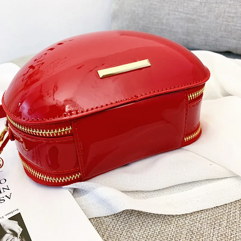 IDUNBAG сумки на плечо твердая лакированная кожа сумка в виде ракушки модная