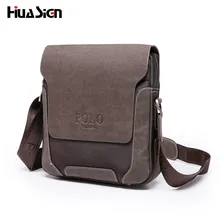 Hohe qualität videng polo vintage casual patchwork langlebig oxford mann tasche mit lederbezug fashion crossbody tasche