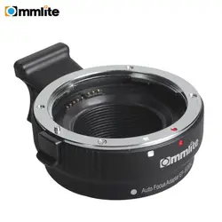 Commlite EF-EOSM электронный, для AF автофокусом адаптер для объектива Canon EF EF-S объектив EOS M M1 M2 M3 M5 M6 M10 EF-M крепление Камера
