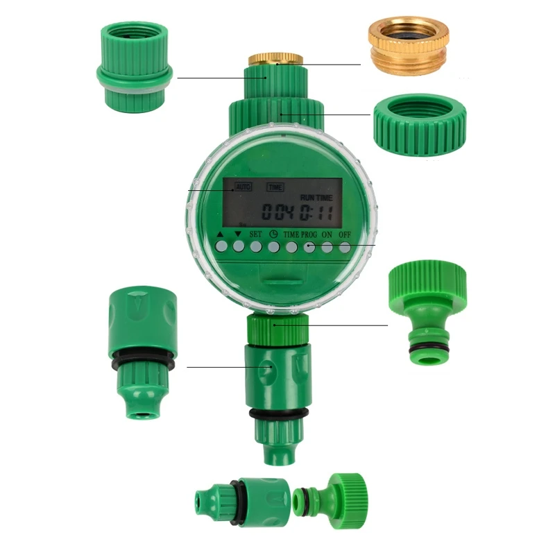 Новейший таймер полива сада ЖК-цифровой шаровой клапан автоматический таймер полива орошения сада таймер полива системы для дома