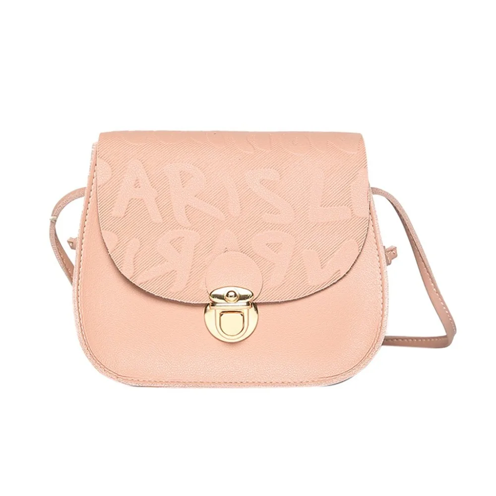 Simple Small Flap Shoulder PU Leather Bags Women Girls Pure Color Mini Messenger Chest Bag Cross body Handbags bolsa feminina