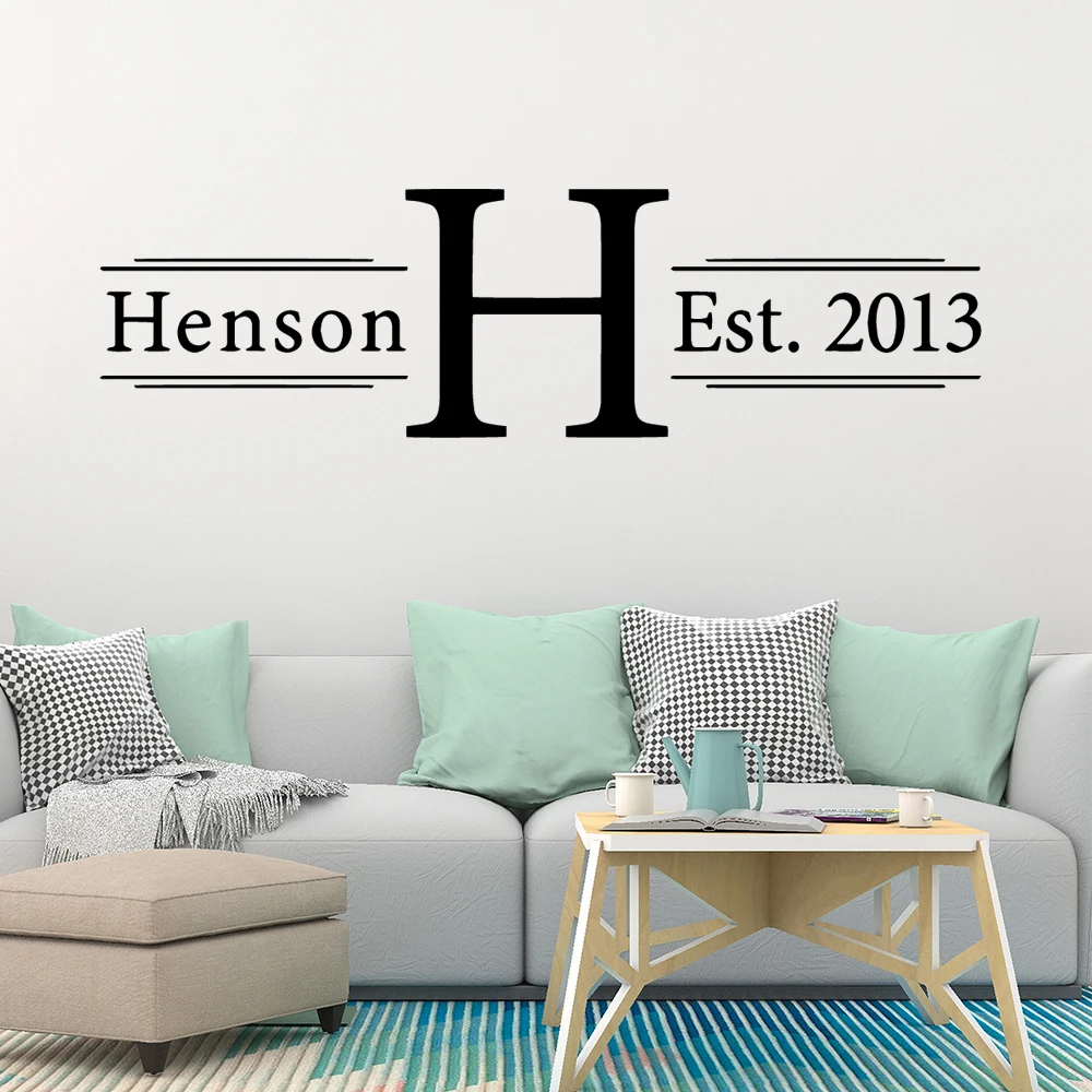 

Delicate H letter Family Wall Stickers Mural Art Home Decor For Kids Rooms Diy Home Decoration Background Wall Art Decal