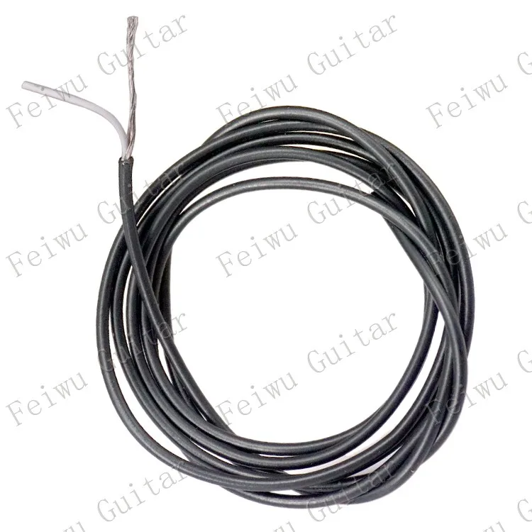 

Guitar Bass Pickup Hookup 1 core shielded cable (1 core & earth wire) guitar Pots Hookup Wire