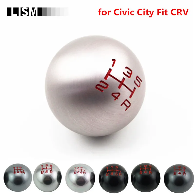 

5/6 M10x1.5 MT Gear Shift Knob for Honda Civic TYPE-R Fit City FD2 FN2 EP3 DC2 DC5 AP1 AP2 S2000 F20C Gearshift Shifter Lever
