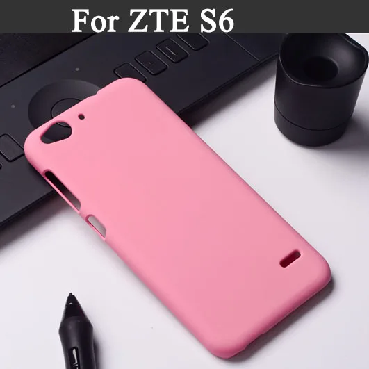 

Fashion selling Slim Frosted Matte Cover For ZTE S6 S6 Q5 5inch Rubber Matte Hard Plastic Back Case for ZTE Blade S6 cases t005