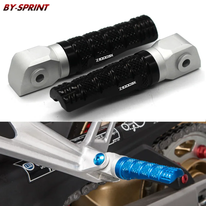 Z1000SX Motorcycle CNC Passenger Footrest pedal Rear Foot Pegs For KAWASAKI Z1000 SX Z 1000SX 2011