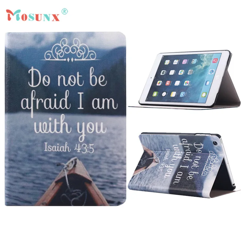 

Hot-sale MOSUNX Sea Pattern Flip Stand Leather Case Cover For iPad Mini 1 2 3 Retina Gifts