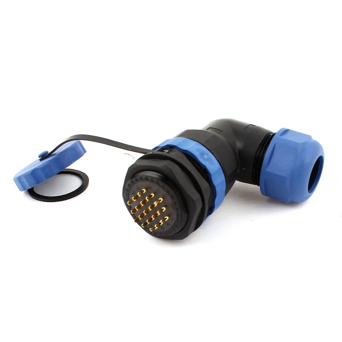 

UXCELL Sd28 28Mm 19 Pin 19P Elbow Waterproof Aviation Connector Plug Socket Ip68
