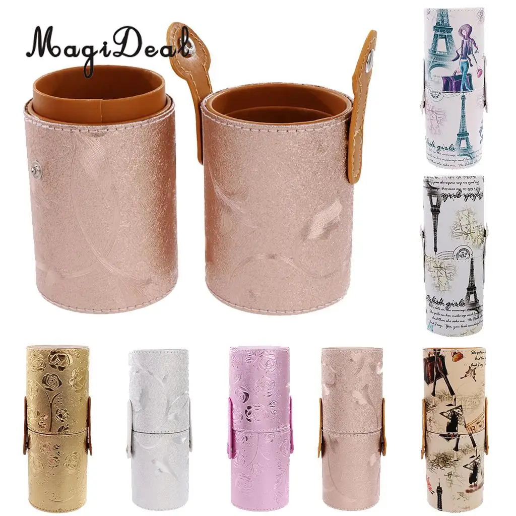 MagiDeal Makeup Brushes Set Holder Cylinder Lipstick Pen Ruler Case Storage Tube Make-up Tool Kit Hot Selling