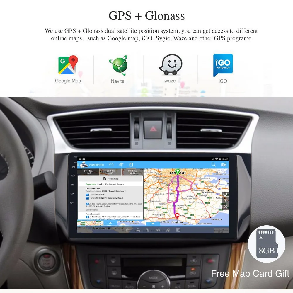 Top Android 9.0 Car GPS for Nissan Sentra Auto-radio Sylphy B17 2012 - 2017 Pulsar navigation multimedia PX5 8-Core with WIFI RDS 0