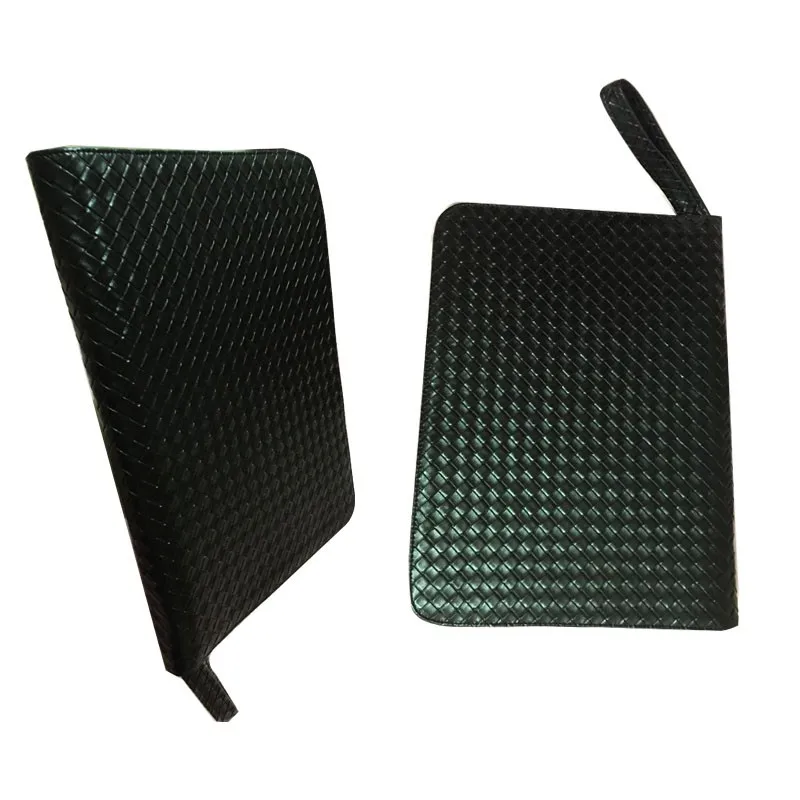 Case de Luxo de Couro Caixa de Lápis Bolsa para Rolo Canetas Preto Ball Pen Fountain Caneta Esferográfica Papelaria Pasta 48 - 2 48 canetas Caso De Luxo de Couro