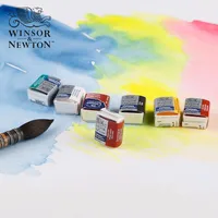 Winsor & Newton Cotman Watercolour Paints Solid Half Pan Mini Small 1