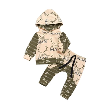 

Fashion Boy's Spring Clothes Sets Hooded Tops+Pants Cartoon Full Sleeve Autumn Boy Casual Clothes Suit Cotton Soft Sweat Shirts