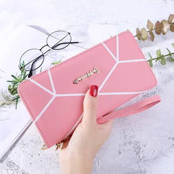

Women Wallet PU Leather Money Bag Huge Capacity Thin Coin Purse Coin Card Holder Fashion Female Long Handbags High Quality